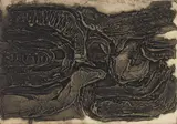Mark Tobey, Untitled carborundrum, monotype, 1960, bears a signature and