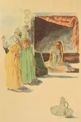Alexandre Lunois, Femmes Arabes- En Viste, lithograph in five colors on wove paper, 1905
