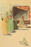 Alexandre Lunois, Femmes Arabes- En Viste, lithograph in five colors on wove paper, 1905