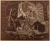 Pablo Picasso, Luncheon on the Grass lithograph, 1972, lithograph