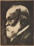 Georges Rouault, Gustave Moreau A La Barbe Blanche, lithograph