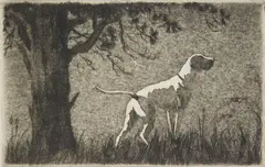 Marguerite Kirmse, At Dusk, etching