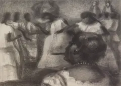 Lewis W. Rubenstein, Macumba, lithograph, c. 1940-45