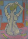 Irving Amen, Nude, silkscreen in colors