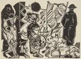 Herbert C. Cassill, Turning Point, woodcut