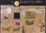 Dean Drahos, A Hunter's Rite, mixed media on paper, 1994