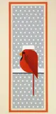 Charley Harper, Cool Cardinal, silkscreen in colors, 1974