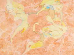 Untitled by Walter Sorge, mixed media painting of figures, offered Sep 2026