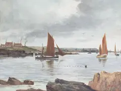 Untitled by Alexander Webster, oil on canvas harbor, offered Sep 2026