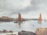 Alexander Webster, Untitled, oil on canvas harbor