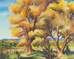Autumn Foliage by Kraemer Kittredge, watercolor, offered Sep 2026