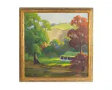 Edward Sherlock, Untitled, 1930s, oil on canvas landscape