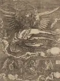 Albrecht Durer, The Sudarium Held by One Angel, etching