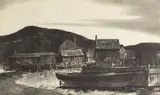 Stow Wengenroth, North Village, lithograph