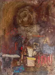 Untitled by Nissan Engel, mixed media painting and, offered Sep 2026