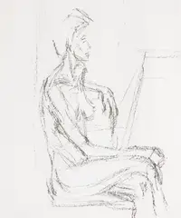 Alberto Giacometti, Derriere le Miroir, 1961, lithograph, no. 127