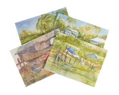 Untitled by Bill Abell, watercolor, offered Sep 2026