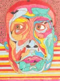 R.A. Buys, Mr. Pink, 2015, pen and ink on paper
