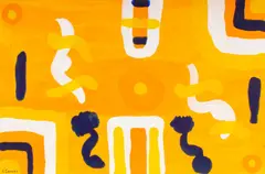 Untitled by Steven Conant, acrylic on paper, offered Jun 2026