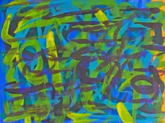 Untitled by Steven Conant, acrylic on paper, offered Jun 2026