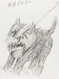 James L. Bruch, Mad Dog, graphite