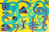 Steven Conant, Untitled, 1991, acrylic on paper abstract
