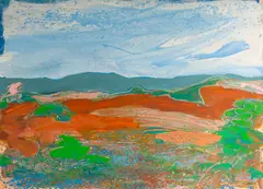 Distant Wind by Harry Hilson, 1986, acrylic on paper, offered Jun 2026