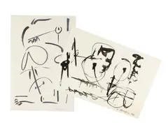 Untitled by Walter Stomps, ink, offered Jun 2026