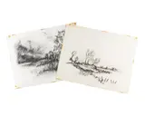 James L. Bruch, Untitled, charcoal