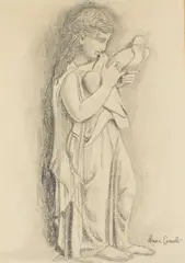 Untitled by Fran Carroll, charcoal, offered Jun 2026