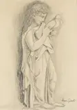 Untitled by Fran Carroll, charcoal, offered Jun 2026