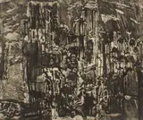 Night in Etruria by Rudy O. Pozzatti, 1963, etching, offered Jun 2026