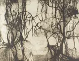Walter Sorge, Landscape, etching