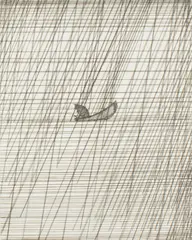 Art Hansen, Fisherman in a Rainstorm, 1982, etching