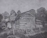 Untitled by Art Humpal, etching, offered Jun 2025