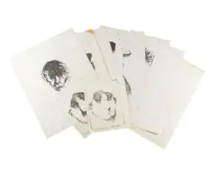 Untitled by James L. Bruch, lithograph, offered Jun 2026