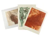 Walter Sorge, Untitled, aquatint prints of christ