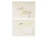 Walter Sorge, Untitled, watercolor paintings of boats