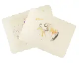 Walter Sorge, Untitled, watercolor paintings of horses and deer