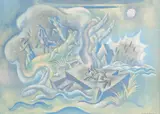 Eugene Savage, The Afternoon of a Faun, 1961, oil on canvas