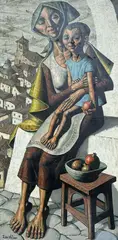 Jesus Villar, Untitled, oil on canvas