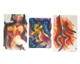Untitled by Paula Haughney, watercolor, offered Apr 2026