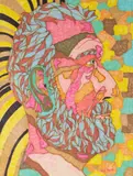 R.A. Buys, Father, 2015, pen and ink on paper