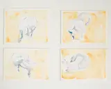 Swan Sketches by Walter Sorge, watercolor, offered Apr 2026