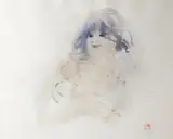 Chy Fann by Walter Sorge, watercolor painting of a child, offered Apr 2026