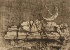 Alphonse Legros, The Pit and the Pendulum, etching