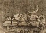 Alphonse Legros, The Pit and the Pendulum, etching