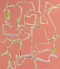 Untitled by Harry Hilson, mixed media, offered Apr 2026