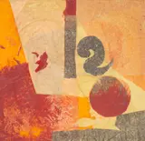 Walter Stomps, Untitled, collage on board