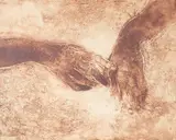 Walter Sorge, Untitled, aquatint print of hands